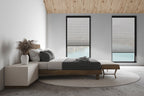 Dachfenster-Plissee Halbtransparent Venedig -  Beliebte Crush-/Knitter-Optik